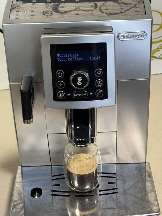 Кафемашина кафе автомат delonghi cappuccino с гаранция