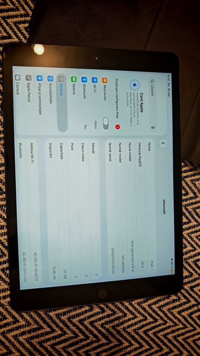 Tableta Apple iPad 8 (2020)  si ipad pro 11" 256gb