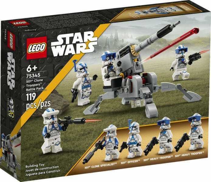 LEGO 75345 Star Wars The Clone Wars 501st Clone Troopers Battle Pack