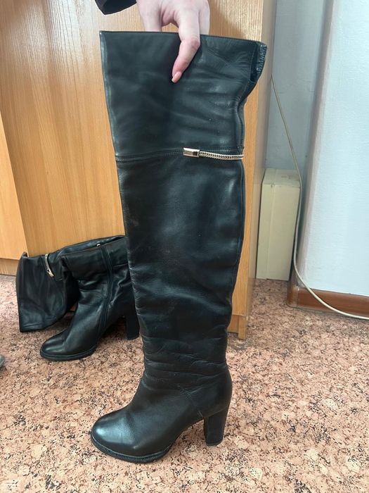 Сапоги ботфорды европейка