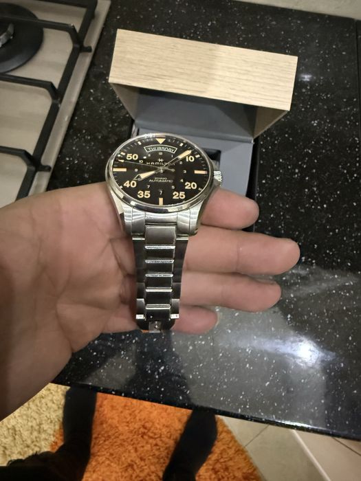 Hamilton khaky pilot automatic
