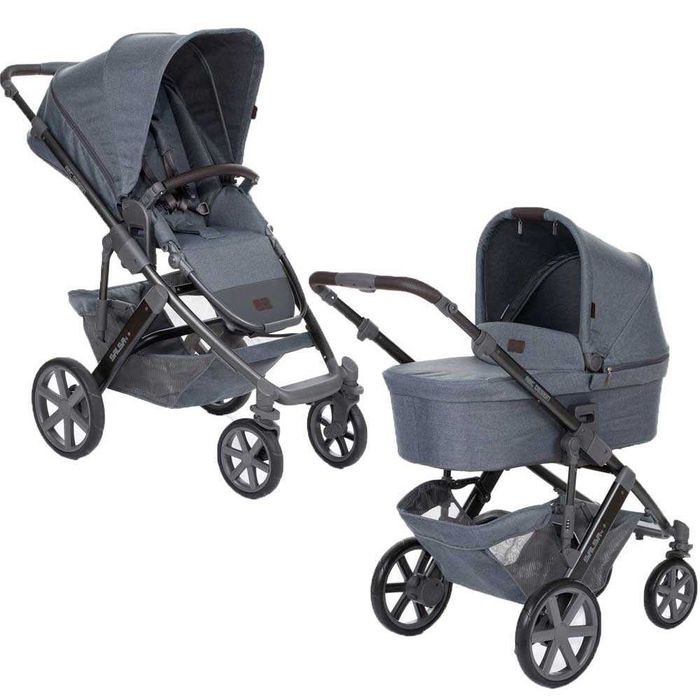 Като нова! Бебешка количка ABC Design Salsa 4 + столче (кош) за кола