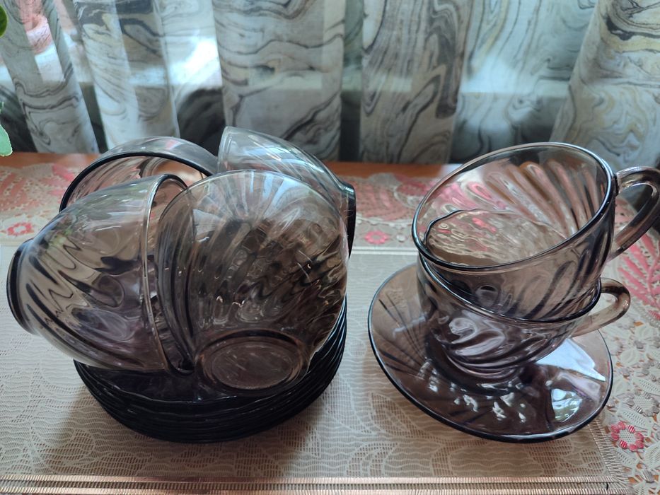 Посуда коричневая