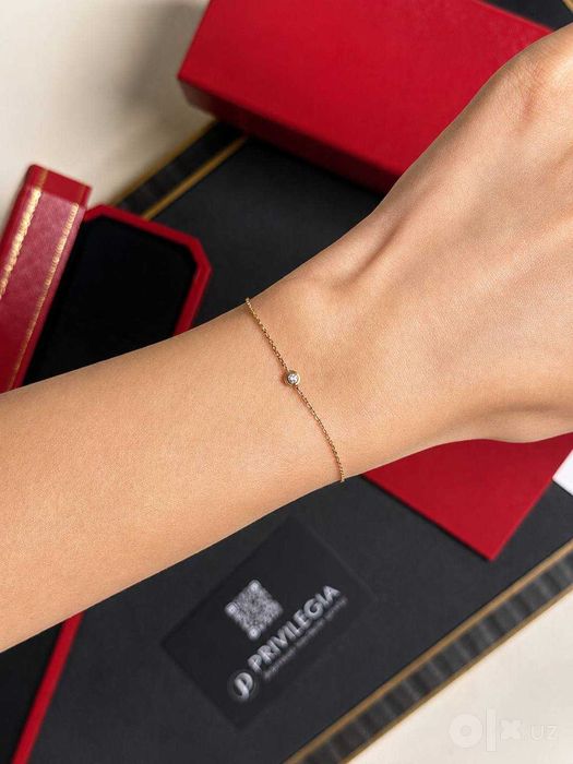 NEW Браслет с бриллиантом Cartier d’Amour Mini Model y/g