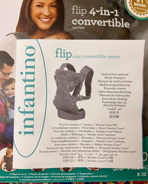 Infantino Flip 4-in-1 кенгуру для детей