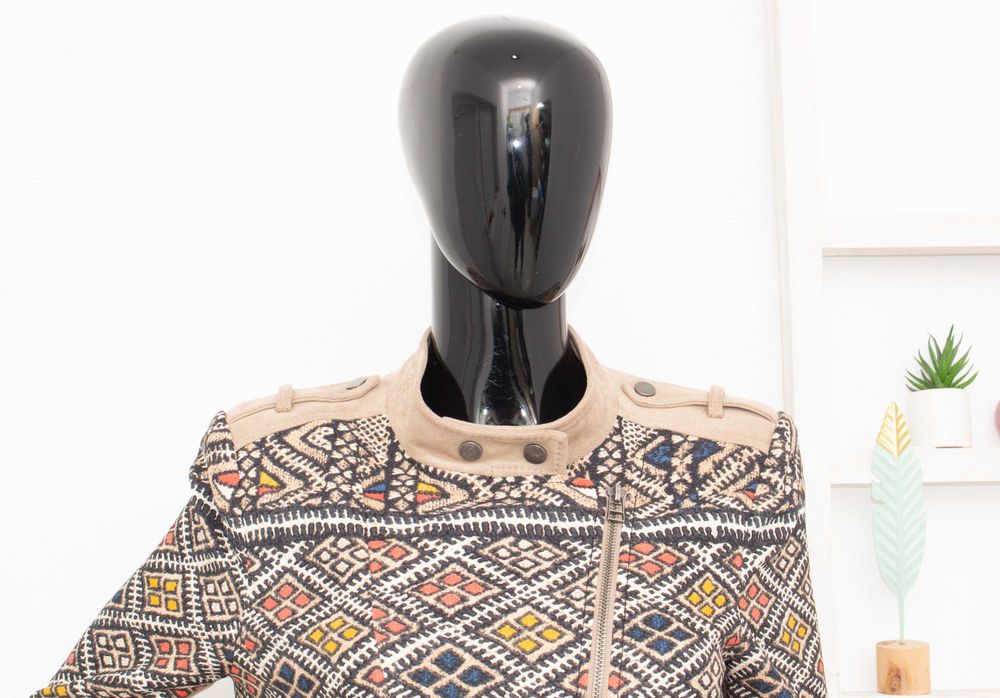 BCBG Maxazria Ziggy оригинално дамско яке пролетно асиметричен цип М