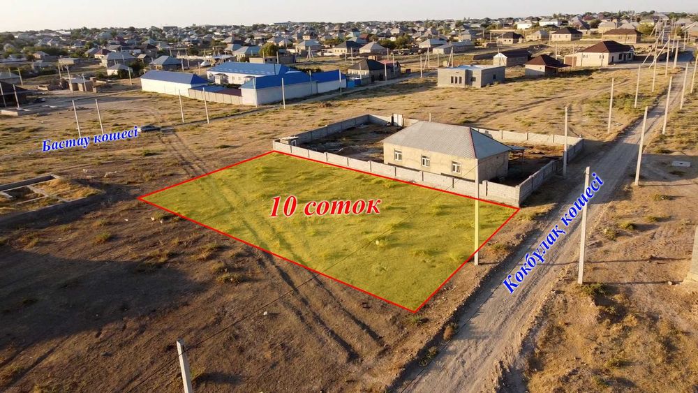 Участок сатылады. Шубарсу е/м, Көкбұлақ көшесі. уч №777 - 10 соток