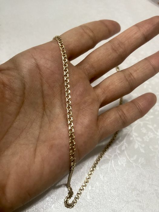 Цепь желтое золото