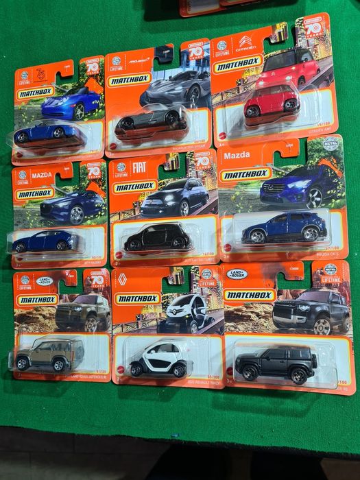 Продавам метални колички Matchbox  ! Мащаб 1:64 !