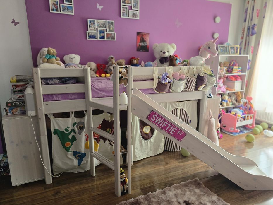 Pat Flexa cu tobogan 90/200