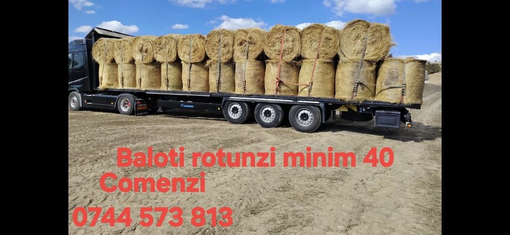 Baloti fan sau Lucerna La TIR min 40 rotunzi 1,2x1,2m.Drept 500.Transport inclus