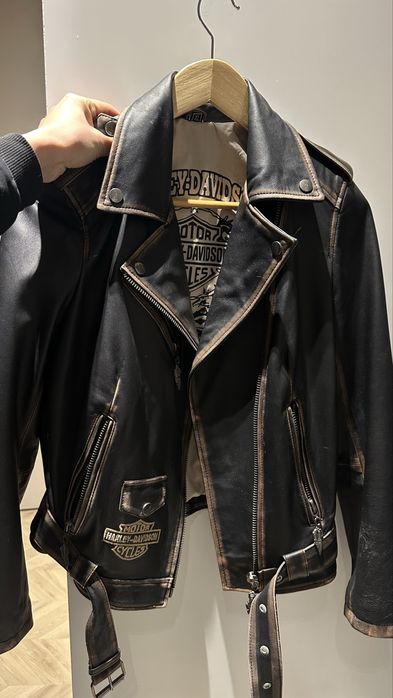 Винтаж. Кожаная куртка Harley Davidson. Эксклюзив