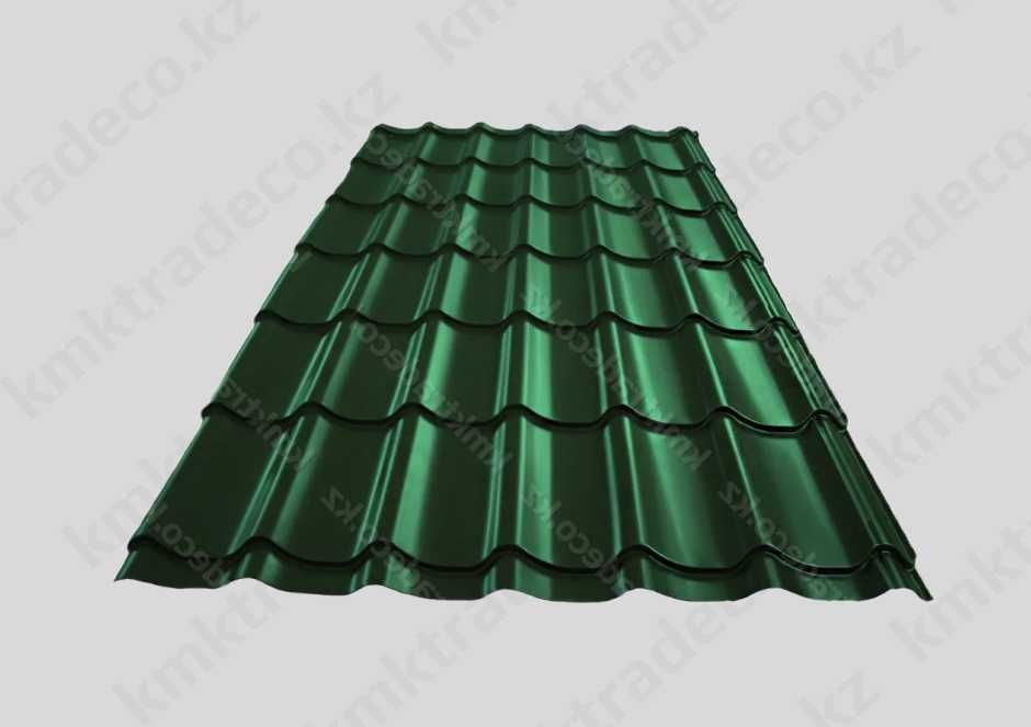 Металлочерепица Супермонтеррей полиэстер, МАТТ качество ГОСТ