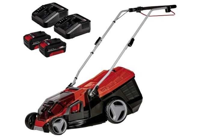 Masina profesionala de tuns iarba GE-CM 36/36 Li (2x4,0Ah)