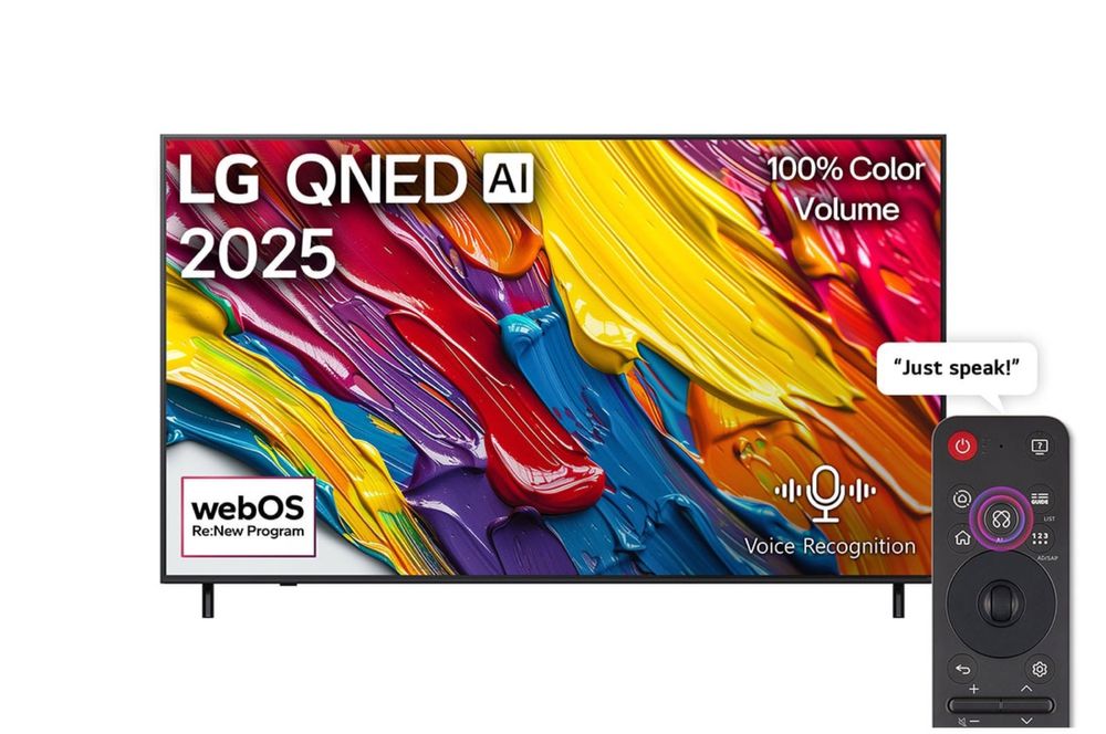 Телевизор LG QNED86A6A 86”80 evo AI 4K Smart TV 2025 года