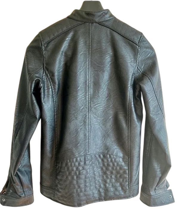 Гъзарско яке еко кожа за малък пич 146-152 см