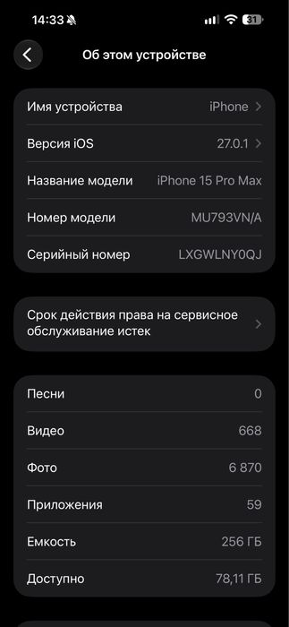Iphone 15 Pro Max 256 гб