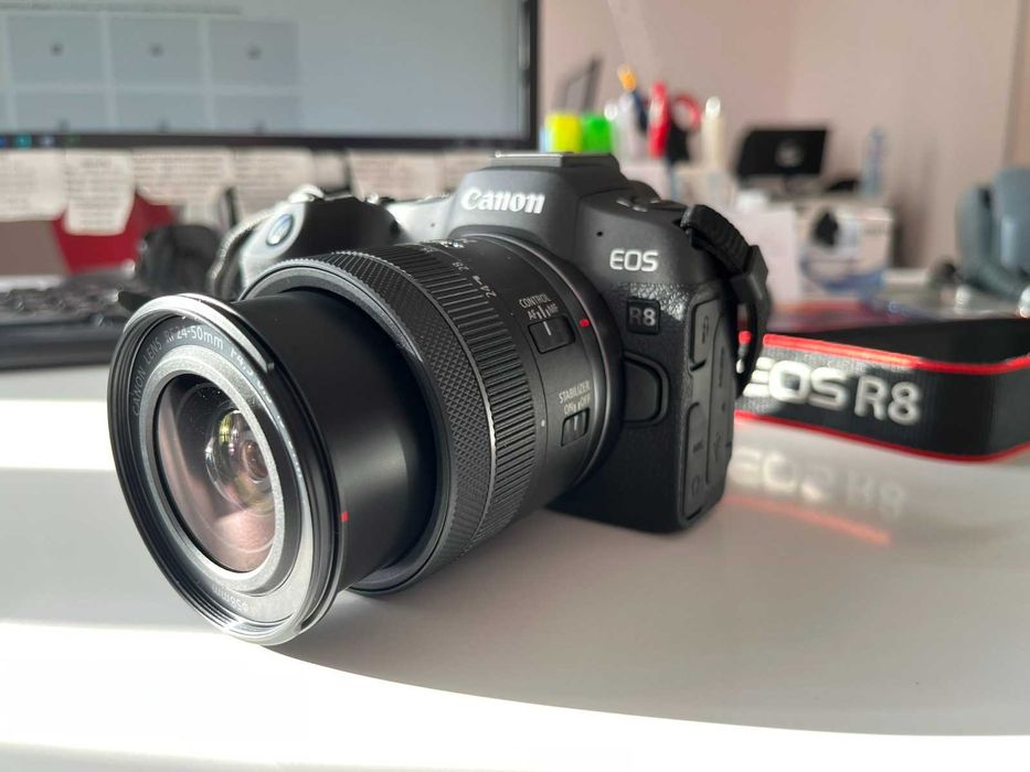 Обектив Canon RF 24–50mm f/4.5–6.3 IS STM – ЧИСТО НОВ