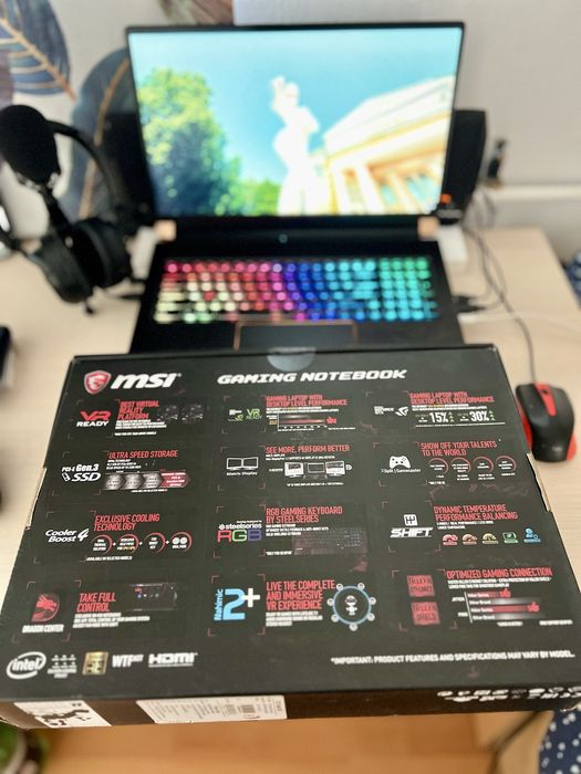MSI GS75 Stealth 9SF 17.3” + 32GB RAM + 9th i7 + RTX2070 8GB