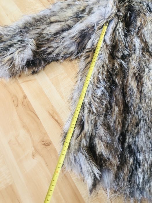 Палто сребърна лисица