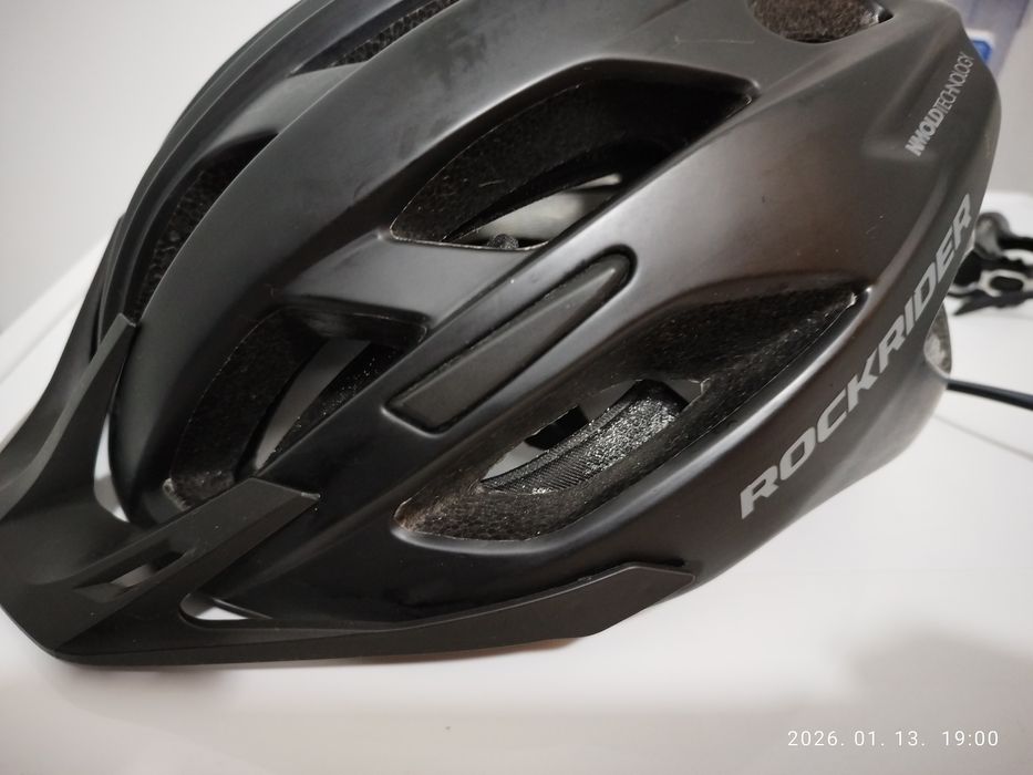 Vând Casca bicicleta Rockrider ,ochelari pedale,maner