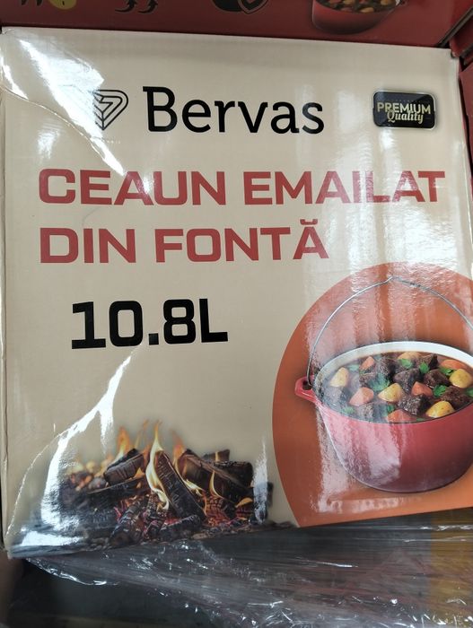 Lot ceaune de fontă emailate premium