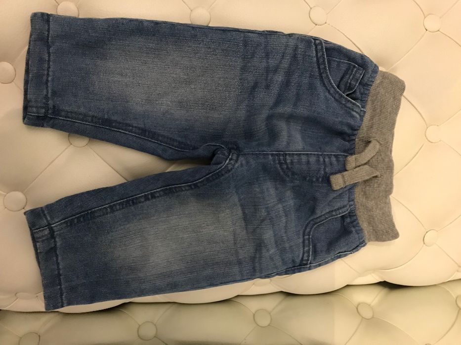 Бебешки жилетка дънки Mothercare р-р 74