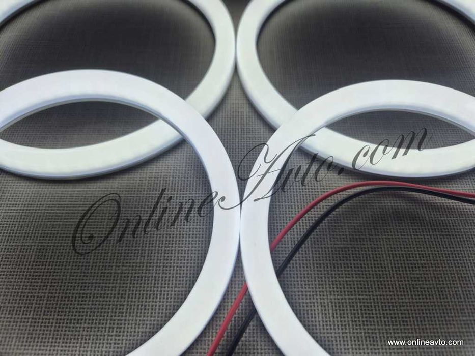 Бели Cotton LED Angel Eyes-Ангелски очи BMW E90/E91/E92 Xenon White