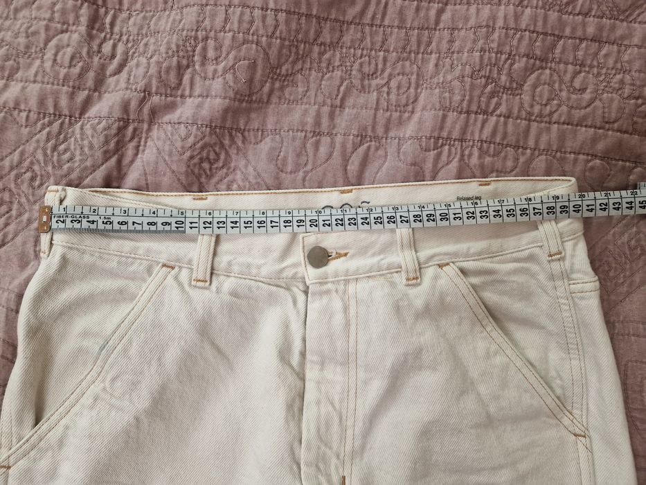 Бял мъжки дънкен панталон COS