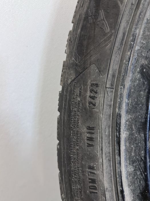 Гуми с джанти нови  5x120 R17 от BMW+подарък фланци 15мм