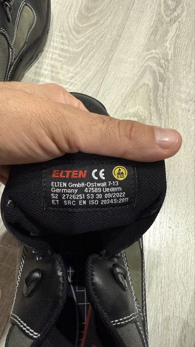 Pantofi de lucru NOI Elten marimea 52 piele