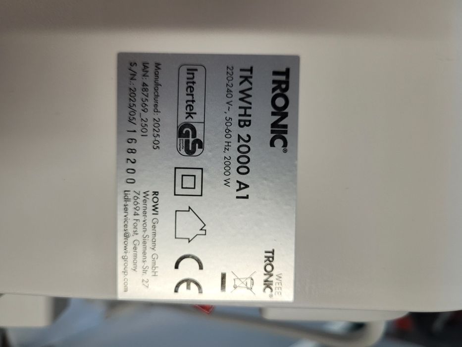 Aeroterma cu telecomanda 2000w