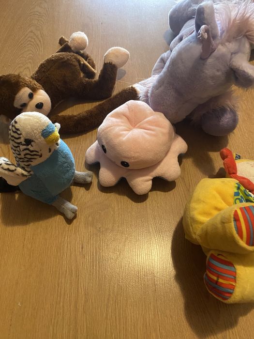 Лот плюшени играчки пеещи