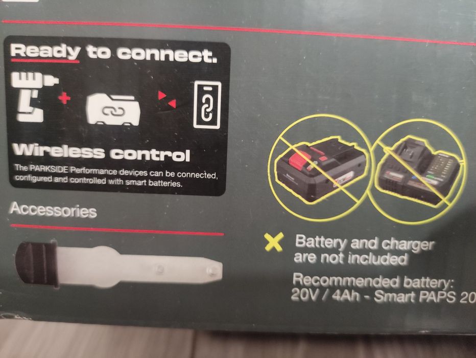 Flex parkside performance polizor unghiular pe baterie de 20 V