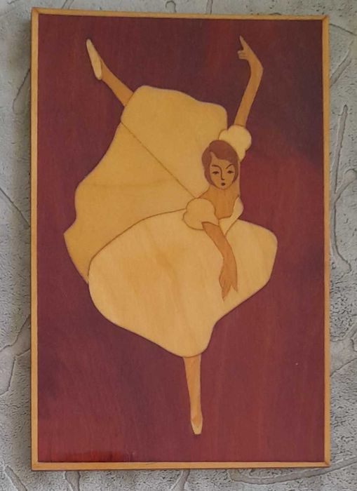 Руски дървен сувенир/пано-балет "Жизель"
