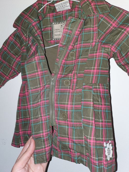 Pardesiu superb mar 80 bebe fata fetita primavara haina trenci palton