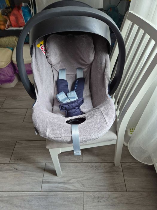 Scoica/scaun auto CYBEX Aton 5 520000163, 3 puncte, 0-13kg, bleumarin-negru+husa vara