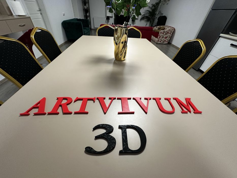 Litere printate 3D la comanda,perfecte pentru bussinesu tau