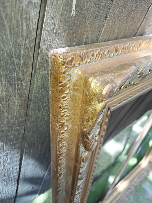 rama lemn tablou baroc foita aur 75/55 cm