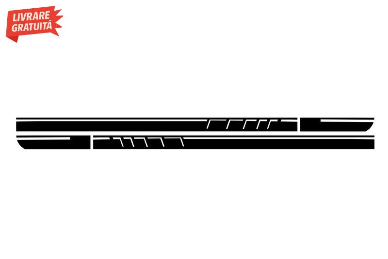 Stickere Laterale Negru Mat MERCEDES CLA W117 C117 X117 (2013-2016) A-
