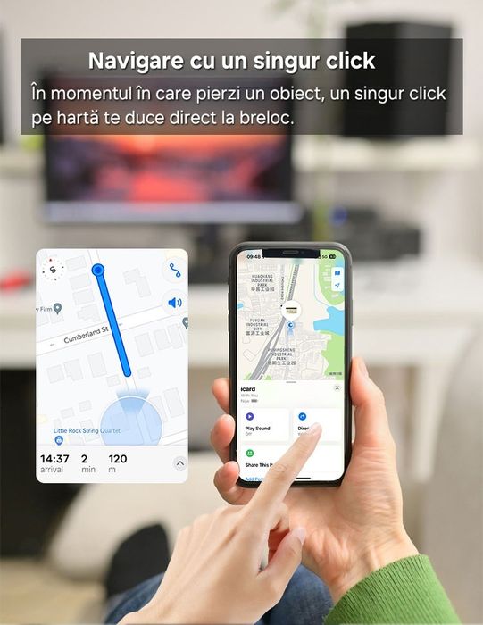 Sistem anti pierdere copii/animale/obiecte. Breloc GPS Apple Find My.
