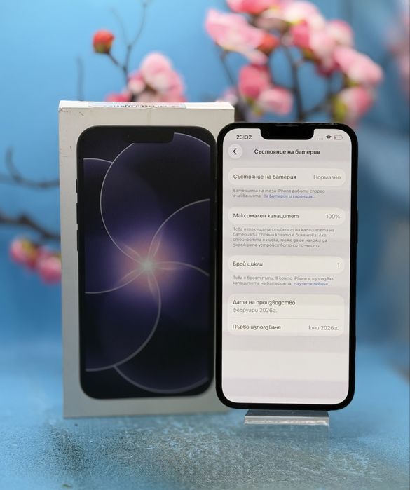 ГАРАНЦИОНЕН!!! Apple iPhone 17e, 256 GB, 5G, Black