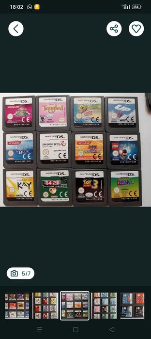 Vand mario si altele ds