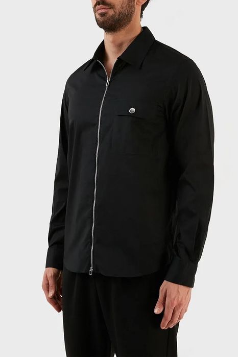 Emporio Armani : Stretch Cotton Loose Fit Zipper - НОВА S / Оригинал