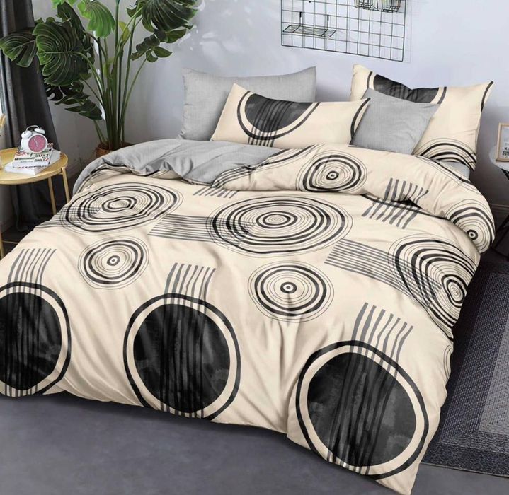 Lenjerue de pat finet 6 piese cu cearceaf pe elastic