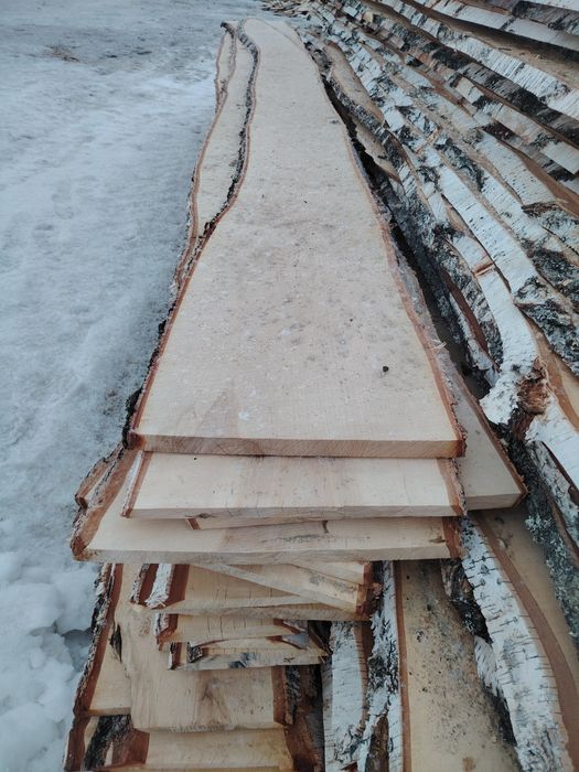 Тес доска береза