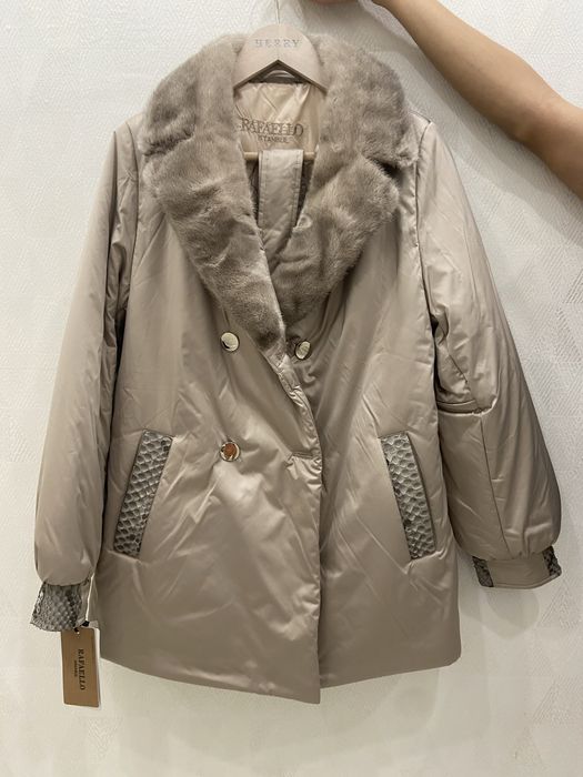 бренд Rafaello куртка воротник норка