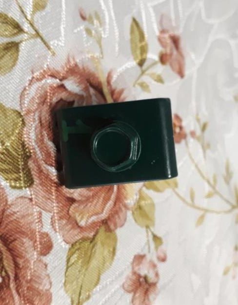 sistem fixare prindere colier brida verde 40x40 gard panou bordurat