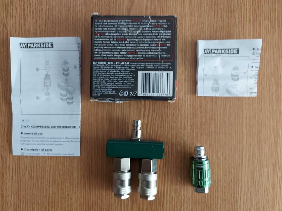 Set  Distribuitor de aer comprimat  cu 2 cai