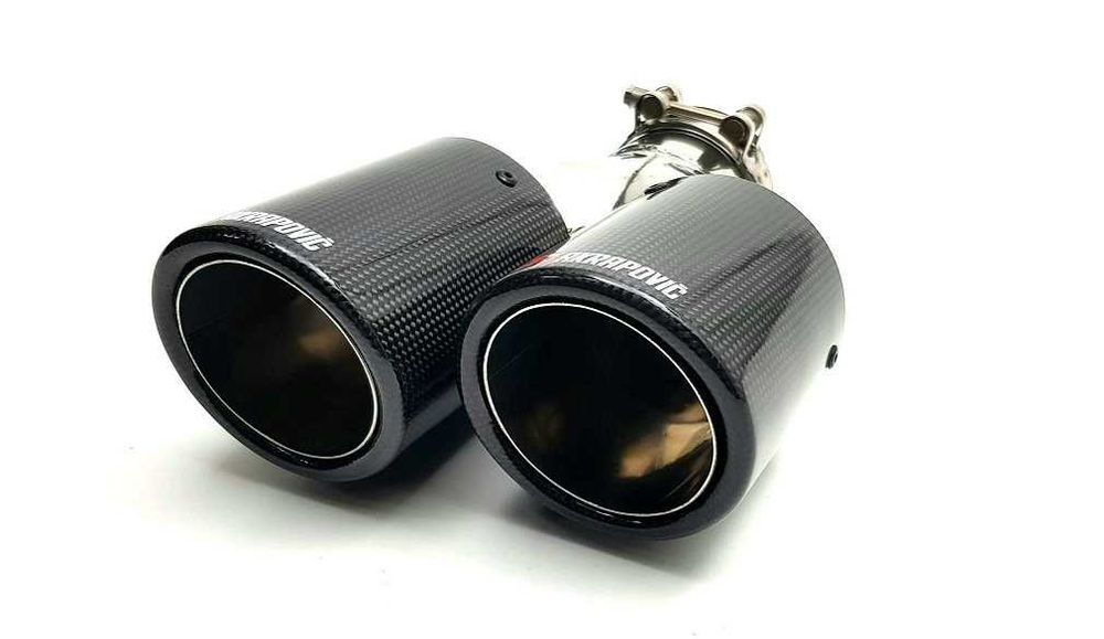 НАКРАЙНИК АУСПУХ -Akrapovic Двоен-63мм. -1052-63 R
